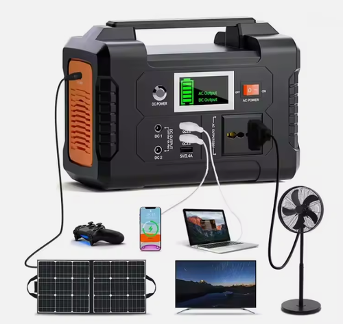 Best Outdoor Power Supply 200W Lithium Ion Energy System Charging Rechargeable Solar Generator Portable Power Station For Laptop