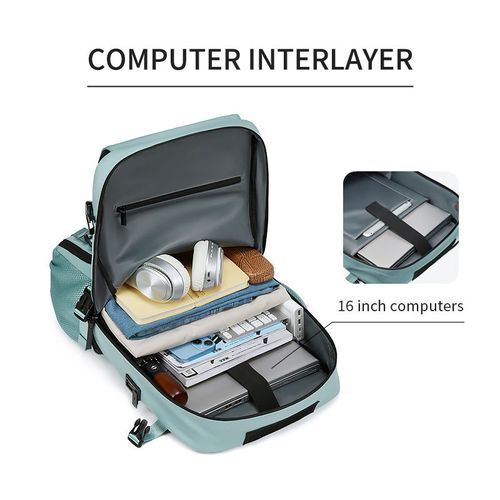 Activities Backpack with Shoe Barn Men Smart Travel Bag With USB Stylish Design Outdoor Large Capacity Casual Sports Backpack
