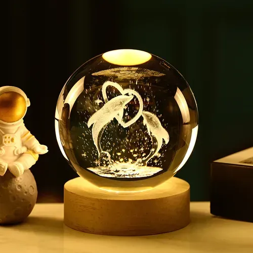 SPHÈRE LED – VEILLEUSE POUR UNE ATMOSPHÈRE COSMIQUE