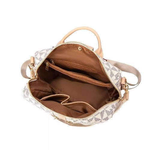 （Cinza claro）2025 Novo Modelo Clássico Terno Estilo Versátil Mochila com Travesseiro Dúplex Multifuncional Bolsa para Mulheres