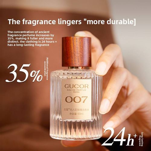 Rose neutral perfume long-lasting fragrance wood 007 bottle type F130