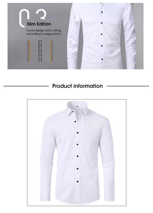 👔Men's shirts free ironing  anti-wrinkle