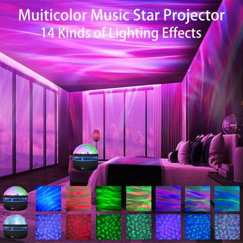 MJAA™-2 in 1 Northern Lights and Ocean Wave Projector