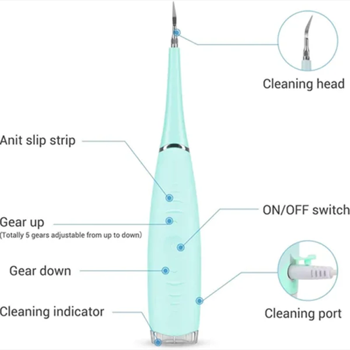 MJAA™-Ultrasonic Tooth Cleaner | White Teeth in Minutes