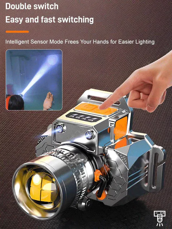 MJAA™-🎁 ⏳Head Mounted Sensor Ultra Bright Torch