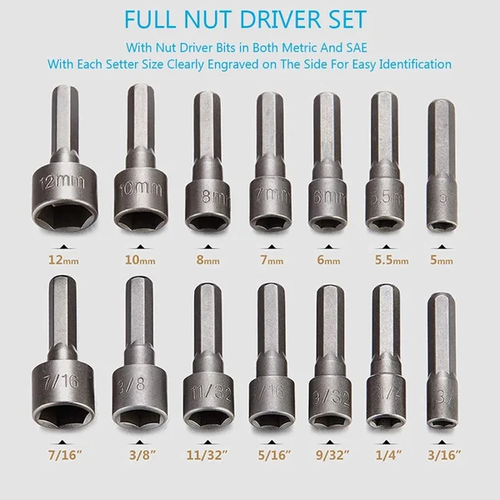 MJAA™-Power Nut Driver 14Pcs Set