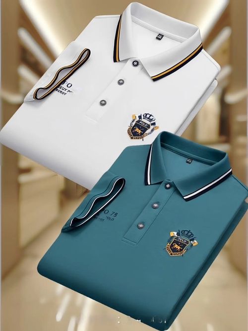 MJAA™-Men's Solid Color Business Lapel Polo Shirt