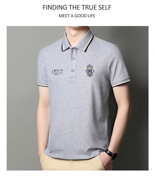 MJAA™-Men's Solid Color Business Lapel Polo Shirt