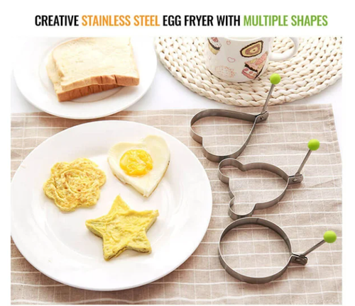 MJAA™-Stainless Steel Fried Egg Molds
