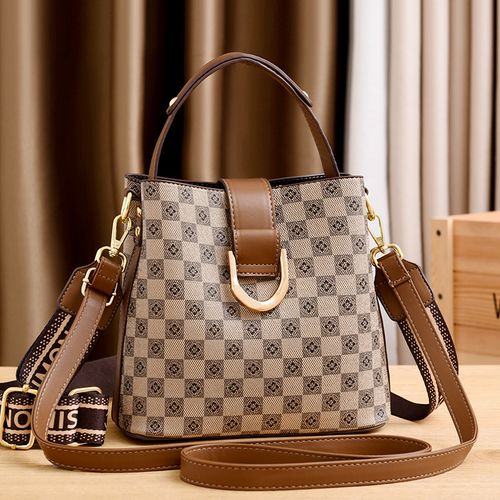 fashion classic printed commuting handbag