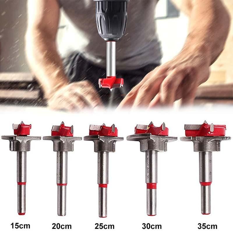 ✨Positioning Woodworking Drill Bit Set