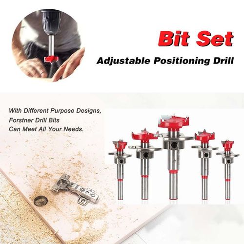 ✨Positioning Woodworking Drill Bit Set