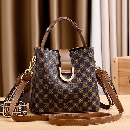 fashion classic printed commuting handbag