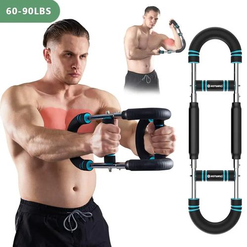 HOTWAVE Arm Trainer Chest workout Strengthen Chest and Arm Muscles Men's Fitness Trainer Detachable Portable Spring Resistance Home Fitness Equipment Outdoorfun