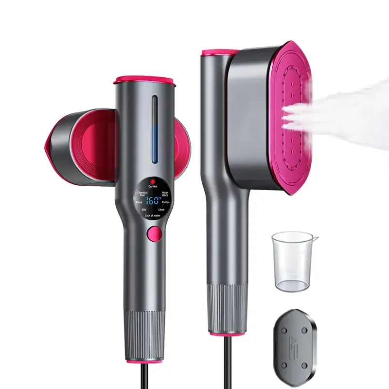 Dr.Flash Garment Steamer for Clothes, Portable Travel Clothing Steamer Iron, 7 Mode with LCD Display, 5s Fast Heating, 90° Swivel Handle, New Year Gift