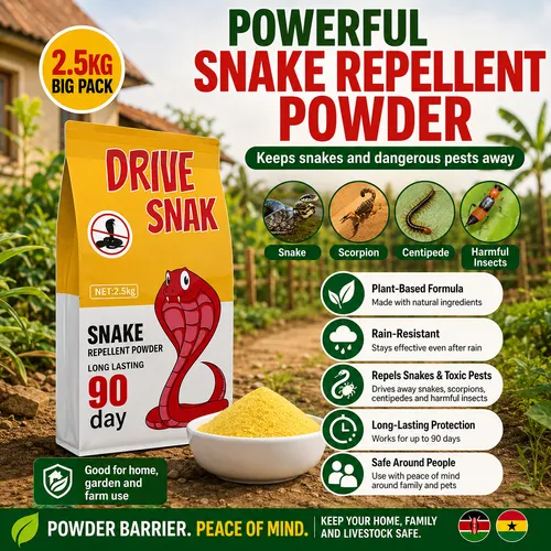 🔥Hot Seller🔥 COD！Snake Repellent Powder, Snake Repellent Granules, Bagged Snake Repellent Pellets, Household-Use, Rain-Resistant, Outdoor Repellent Powder, Snake Repellent Powder, 5 jin Bucket