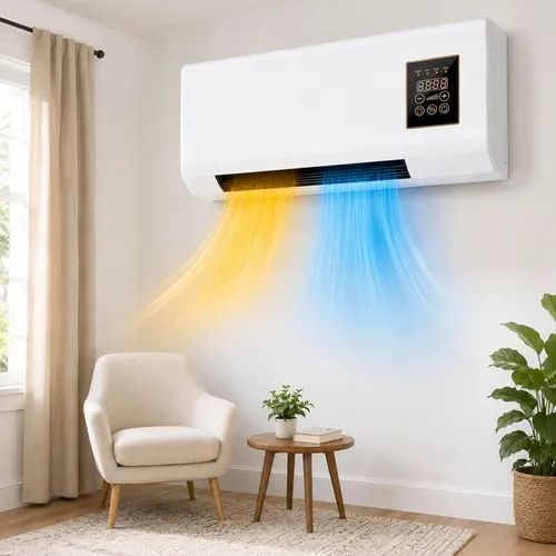 🔥Hot Seller🔥 COD！Portable home wall-mounted air conditioner XidnKe Sainke dual-use heater and fan, Chinese and English, 110V,220V, factory