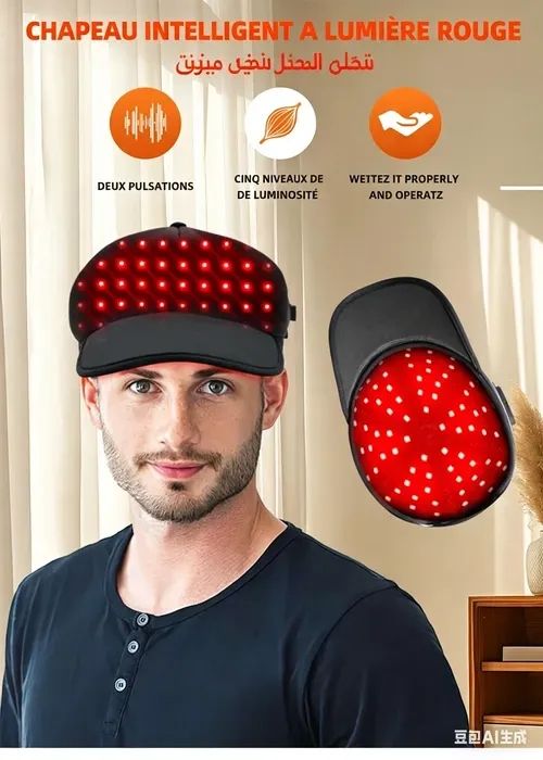 💆‍♀️✨ Bonnet de soin infrarouge pour la tête – Votre soin spa à domicile