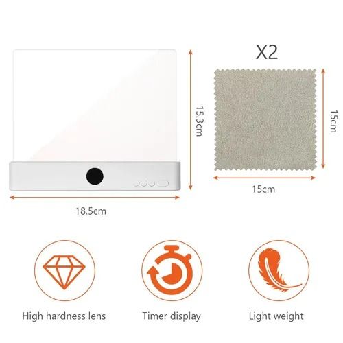 🔥Hot Seller🔥 COD！New LED Flat Panel Reading Light, Rechargeable Reading Lamp, Portable for Dorms and Bedrooms, Student-Friendly, Cross-Border USB Night Light