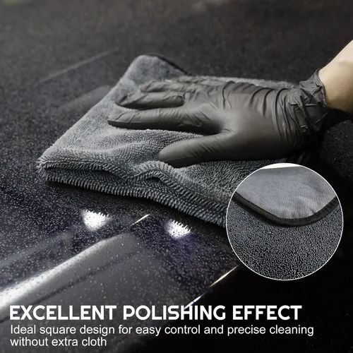 🔥Hot Seller🔥 COD！Double-layer thick braided car cleaning towel, no scratches, specially for car washing, super absorbent microfiber