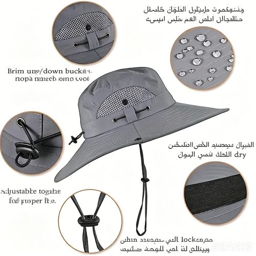 🇲🇦🔥Nouveau chapeau ventilateur de refroidissement extérieur à énergie solaire – deux ventilateurs solaires – Paiement à la livraison 🔥🧢🌞💨🛒