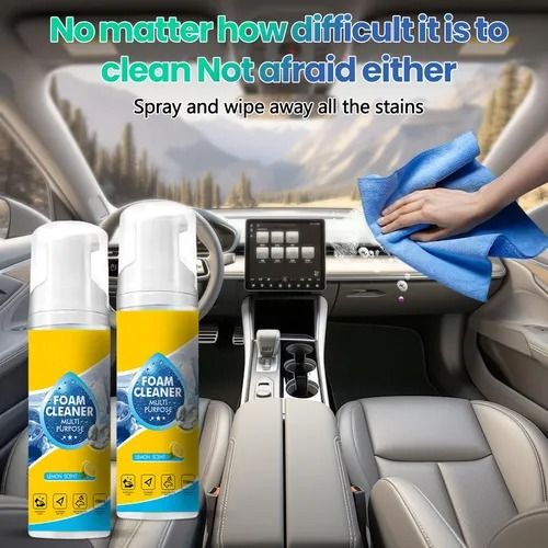 🔥Hot Seller🔥 COD！Cross-border multi-purpose foaming cleaner, strong stain remover, car interior leather seat cleaner, specially for white shoes