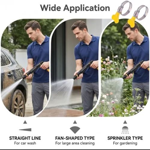 🔥Hot Seller🔥 COD！Car Wash Pump, Water Gun Nozzle, High-Pressure Hose for Household Cleaning, Watering Flowers and Vegetables—Powerful Pressure-Boosting Flexible Hose
