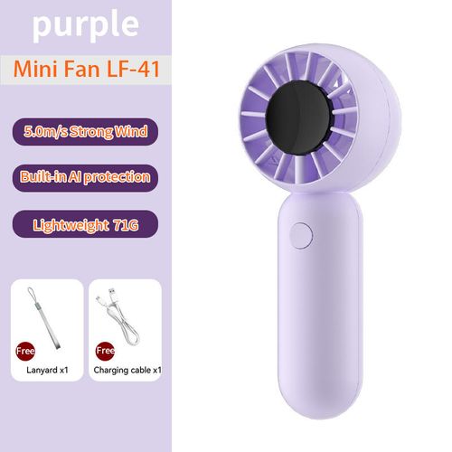 Portable Mini Handheld Fan Battery Outdoor Use Made Durable ABS Material Simple Three Speed Setting for Quick Summer Cooling