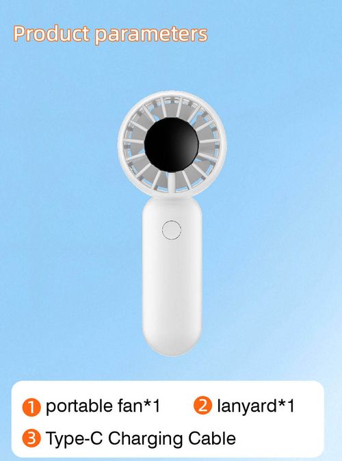 Portable Mini Handheld Fan Battery Outdoor Use Made Durable ABS Material Simple Three Speed Setting for Quick Summer Cooling