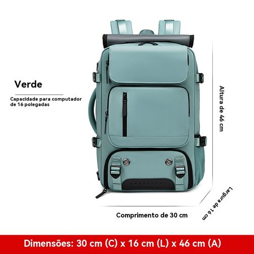 Mochila de viagem de grande capacidade, ultra-leve e multifuncional