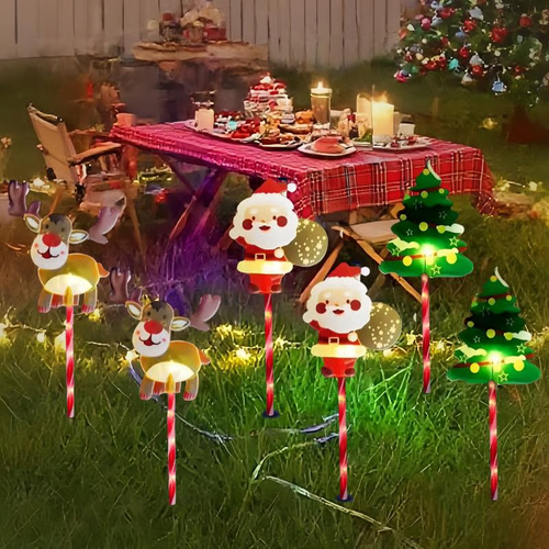 🎄6-Pack Solar Christmas Decorative Lights Christmas🎉