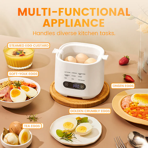 🔥🔥🔥Mini Multi-Functional Egg Cooker Set with Smart Touch Panel