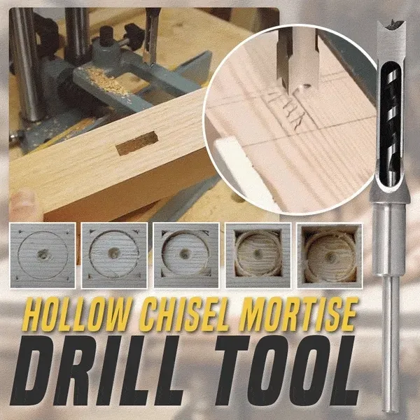 🔥🔥🔥Hollow chisel mortise drilling tool