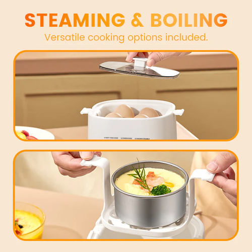 🔥🔥🔥Mini Multi-Functional Egg Cooker Set with Smart Touch Panel