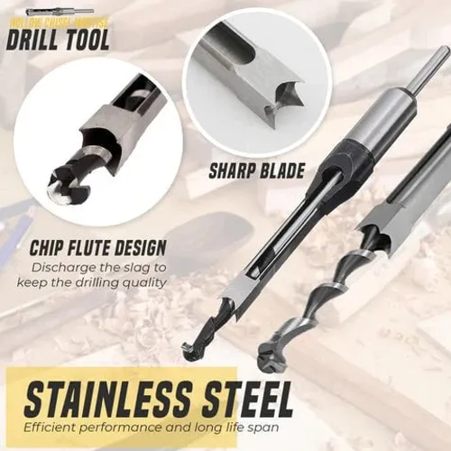 🔥🔥🔥Hollow chisel mortise drilling tool