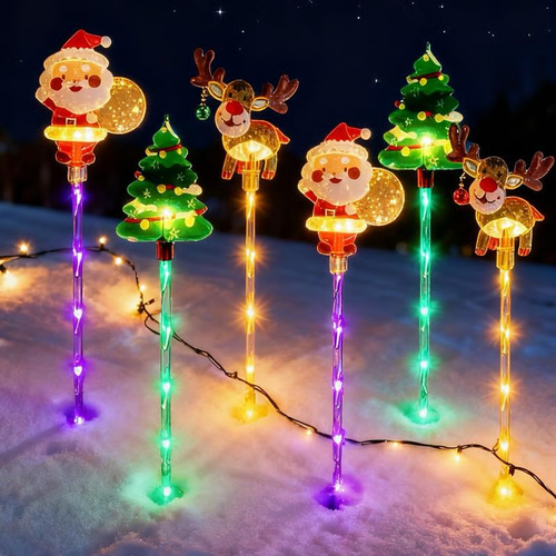 🎄6-Pack Solar Christmas Decorative Lights Christmas🎉