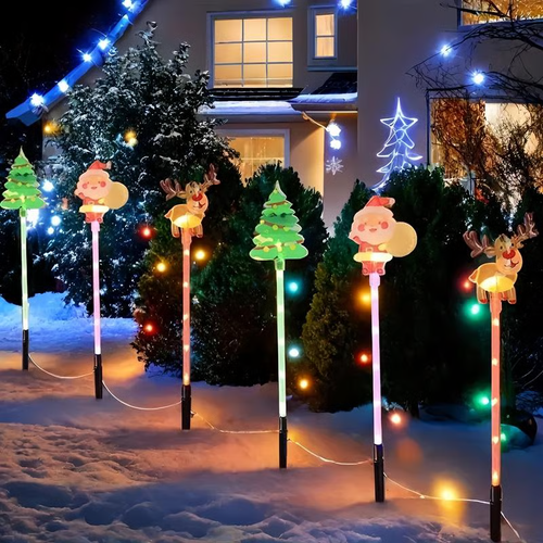 🎄6-Pack Solar Christmas Decorative Lights Christmas🎉
