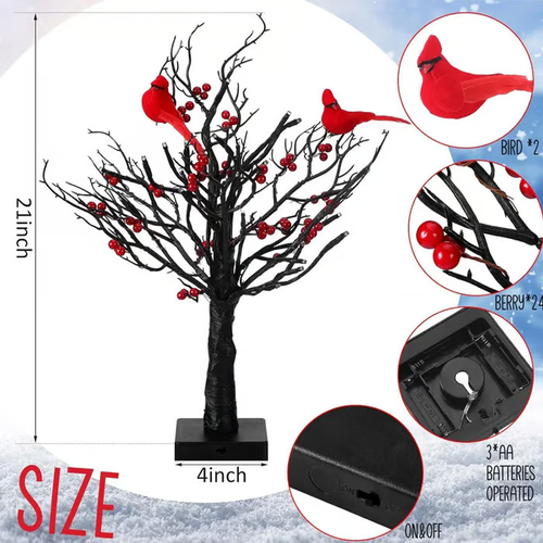 ✨49% OFF🔥Little Red Bird Tree Light