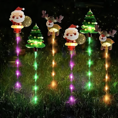 🎄6-Pack Solar Christmas Decorative Lights Christmas🎉