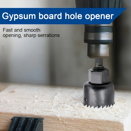 🔥🔥🔥Hole Saw Set, 11 Each Hole Saw Set Tool - 19-64mm Wood Metal Alloy Round with Case