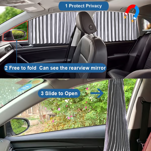 50% OFF🔥Universal Magnetic Car Side Window Privacy Sunshade