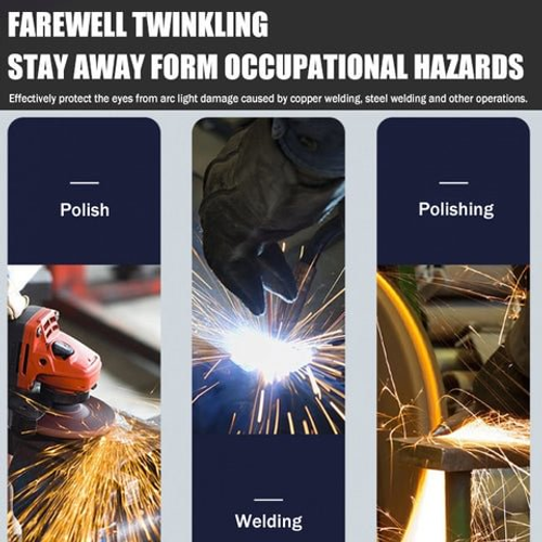 🔥🔥🔥 Special mask for welding and cutting (anti-glare, UV radiation, dust protection)