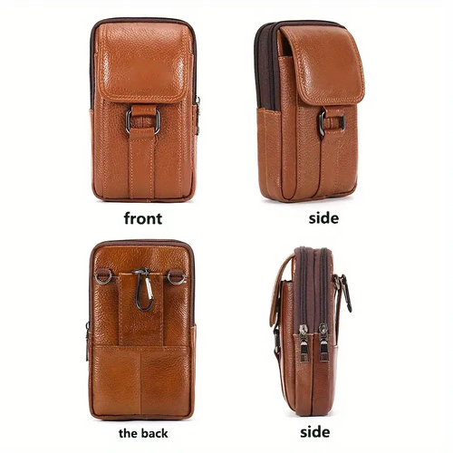 Premium Genuine Leather Waist Bag