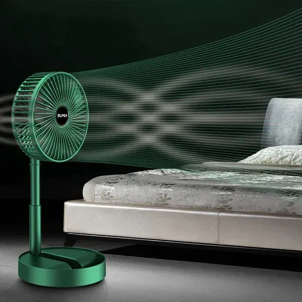 Powerful Folding Table Fan with Extendable Design