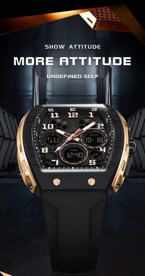 Sand Men Sports Digital Wrist Watches for Male Clock Dual Display Man Tonneau Watches Chronograph Luminous Man Silicone Watch