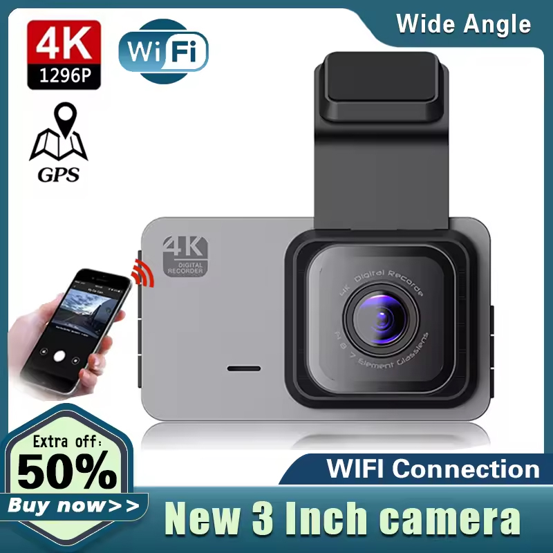 HD Dash Cam with WiFi & GPS