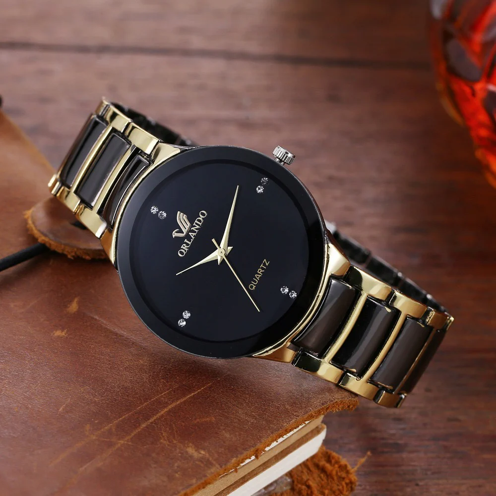 Minimalist Bar Scale Watch British-style steel strap