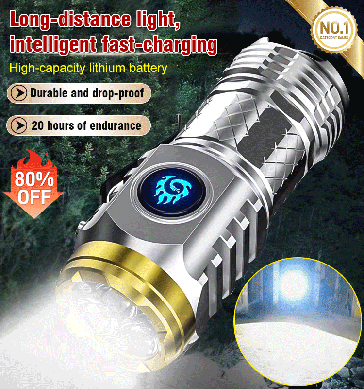 NEW German Three-Eyed Monster Mini Flash Super Power Flashlight→Fast Delivery