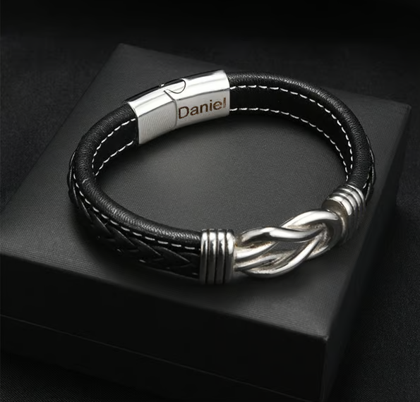 Son's Infinity Knot Bracelet Gift Set