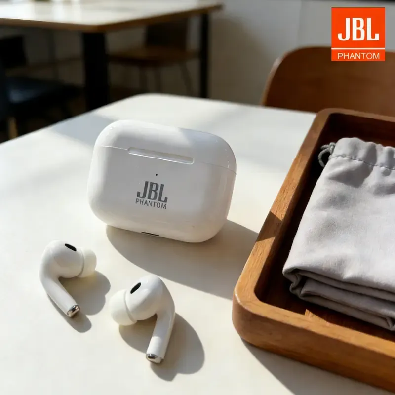 JBL Phantom 2025 Wireless Bluetooth Earphones HiFi Sound with Microphone Touch Control Waterproof Sports Earbuds for iPhone & Android Audio Amplifier COD Sale cancelling noise sleep headphones 54 quality murah full bass bloe tooth